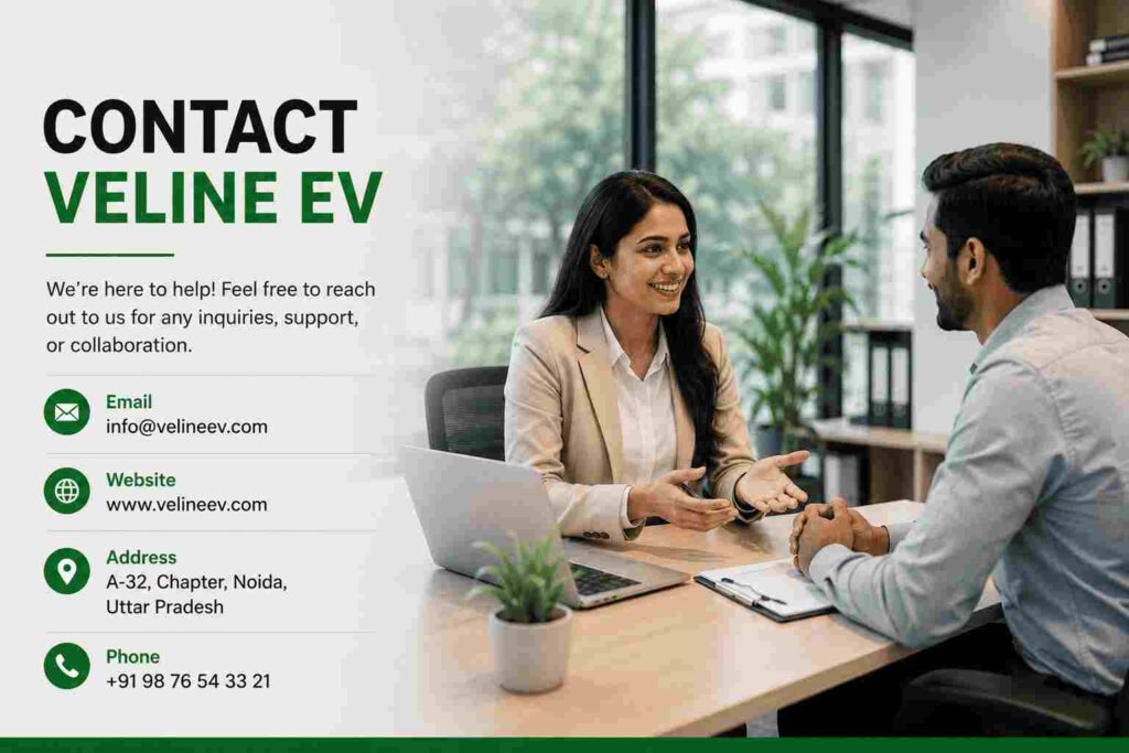 Contact VELINE EV for innovative mobility solutions and support