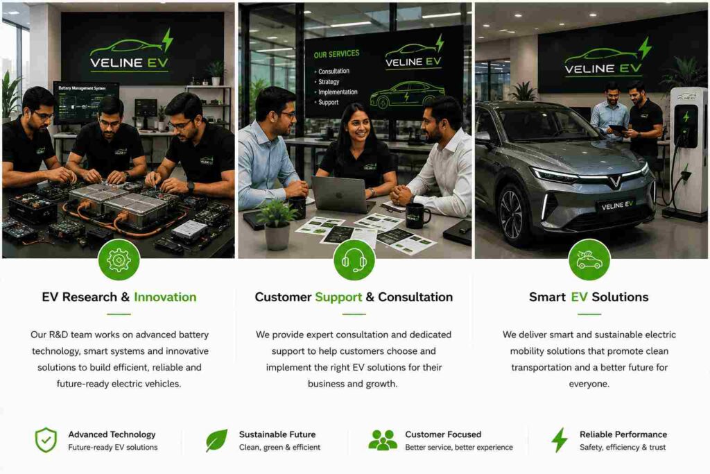 VELINE EV e-Research, Innovation, Customer Support and Smart EV Solutions